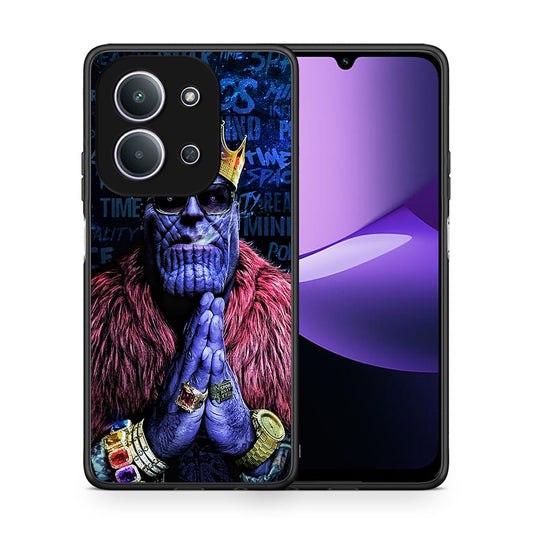 Θήκη Xiaomi Redmi 15C Thanos PopArt από τη Smartfits με σχέδιο στο πίσω μέρος και μαύρο περίβλημα | Xiaomi Redmi 15C Thanos PopArt case with colorful back and black bezels