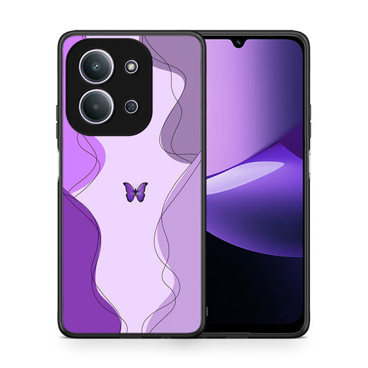 Purple Mariposa - Xiaomi Redmi 15C θήκη