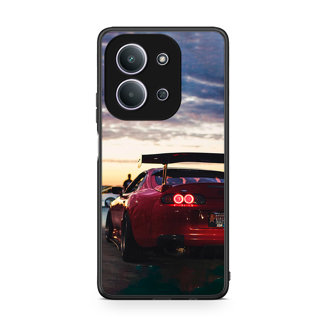 Xiaomi Redmi 15C Racing Supra θήκη από τη Smartfits με σχέδιο στο πίσω μέρος και μαύρο περίβλημα | Smartphone case with colorful back and black bezels by Smartfits