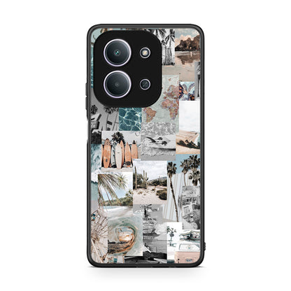 Xiaomi Redmi 15C Retro Beach Life Θήκη από τη Smartfits με σχέδιο στο πίσω μέρος και μαύρο περίβλημα | Smartphone case with colorful back and black bezels by Smartfits