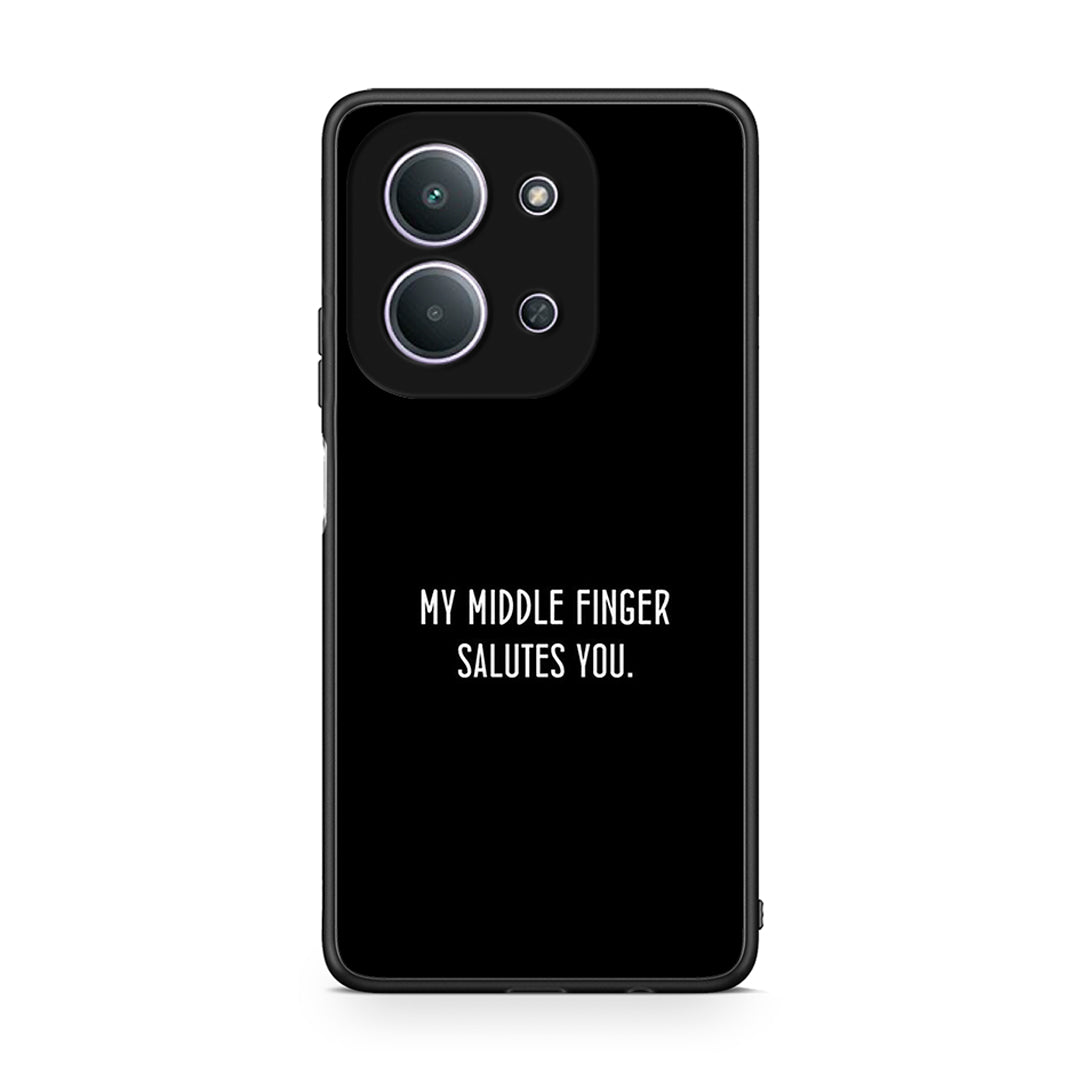 Xiaomi Redmi 15C Salute θήκη από τη Smartfits με σχέδιο στο πίσω μέρος και μαύρο περίβλημα | Smartphone case with colorful back and black bezels by Smartfits