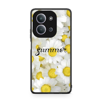 Xiaomi Redmi 15C Summer Daisies Θήκη από τη Smartfits με σχέδιο στο πίσω μέρος και μαύρο περίβλημα | Smartphone case with colorful back and black bezels by Smartfits