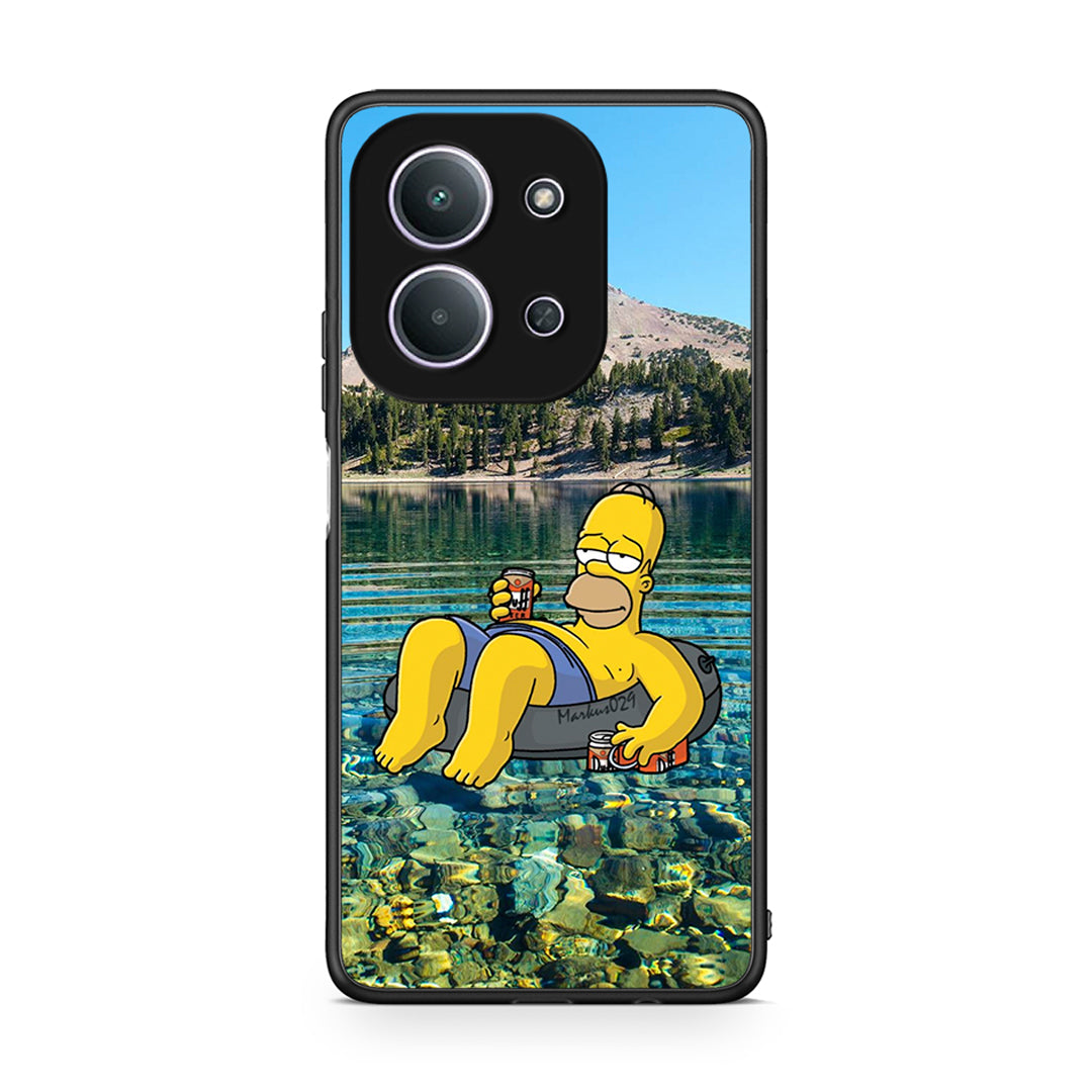 Xiaomi Redmi 15C Summer Happiness Θήκη από τη Smartfits με σχέδιο στο πίσω μέρος και μαύρο περίβλημα | Smartphone case with colorful back and black bezels by Smartfits