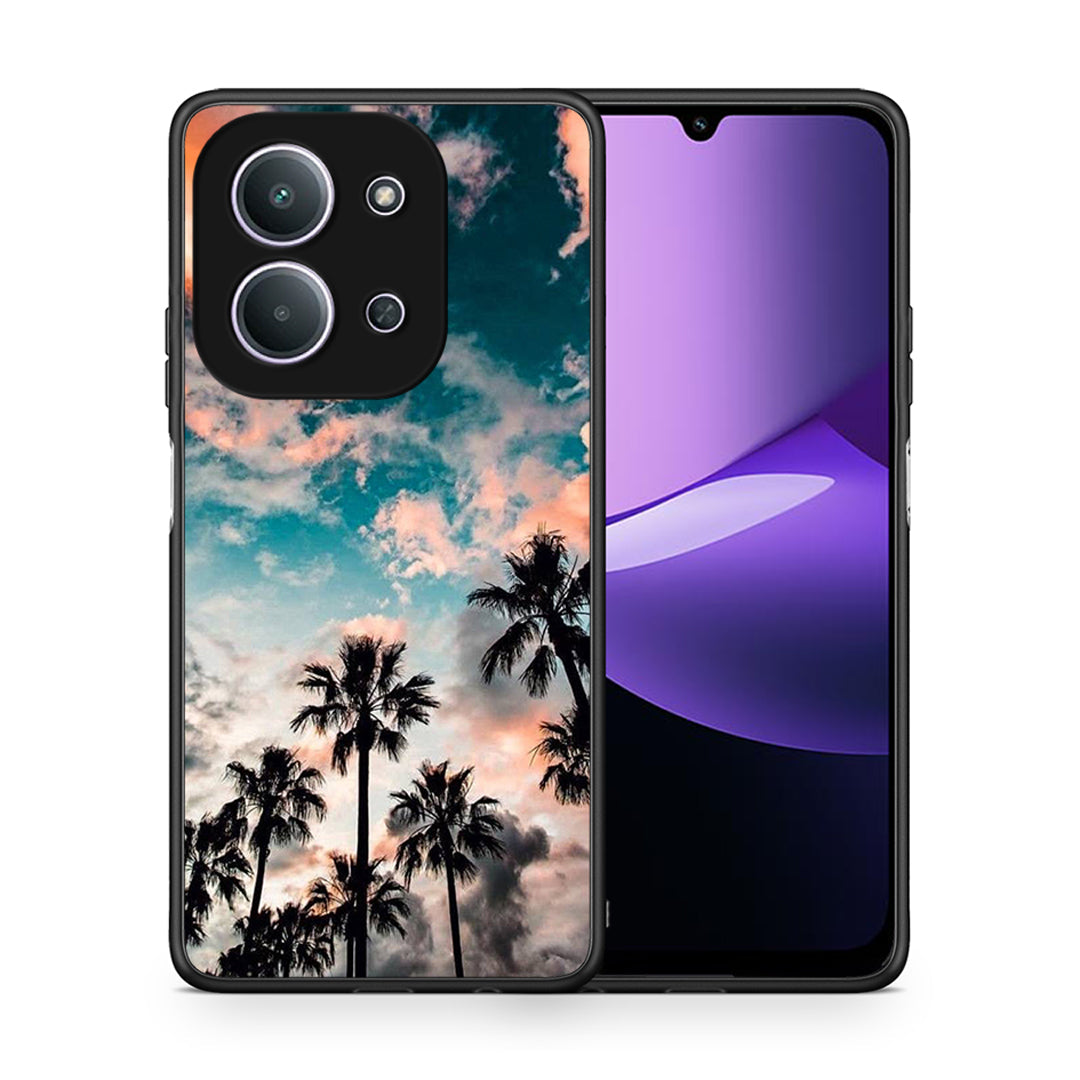 Θήκη Xiaomi Redmi 15C Sky Summer από τη Smartfits με σχέδιο στο πίσω μέρος και μαύρο περίβλημα | Xiaomi Redmi 15C Sky Summer case with colorful back and black bezels