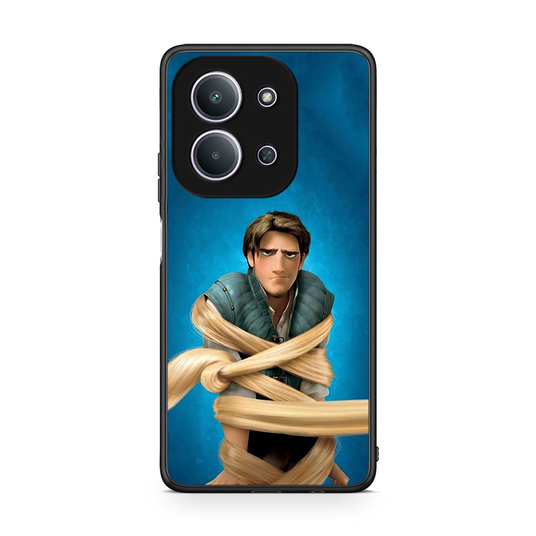 Xiaomi Redmi 15C Tangled 1 Θήκη Αγίου Βαλεντίνου από τη Smartfits με σχέδιο στο πίσω μέρος και μαύρο περίβλημα | Smartphone case with colorful back and black bezels by Smartfits