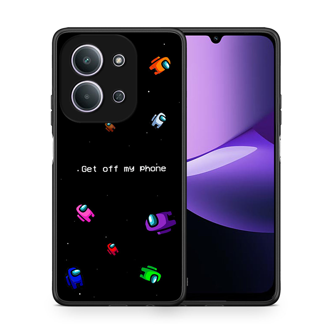 Θήκη Xiaomi Redmi 15C AFK Text από τη Smartfits με σχέδιο στο πίσω μέρος και μαύρο περίβλημα | Xiaomi Redmi 15C AFK Text case with colorful back and black bezels