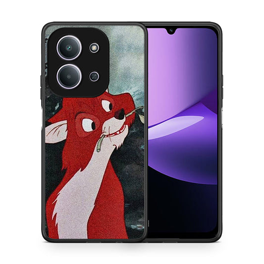 Θήκη Xiaomi Redmi 15C Tod And Vixey Love 1 από τη Smartfits με σχέδιο στο πίσω μέρος και μαύρο περίβλημα | Xiaomi Redmi 15C Tod And Vixey Love 1 case with colorful back and black bezels