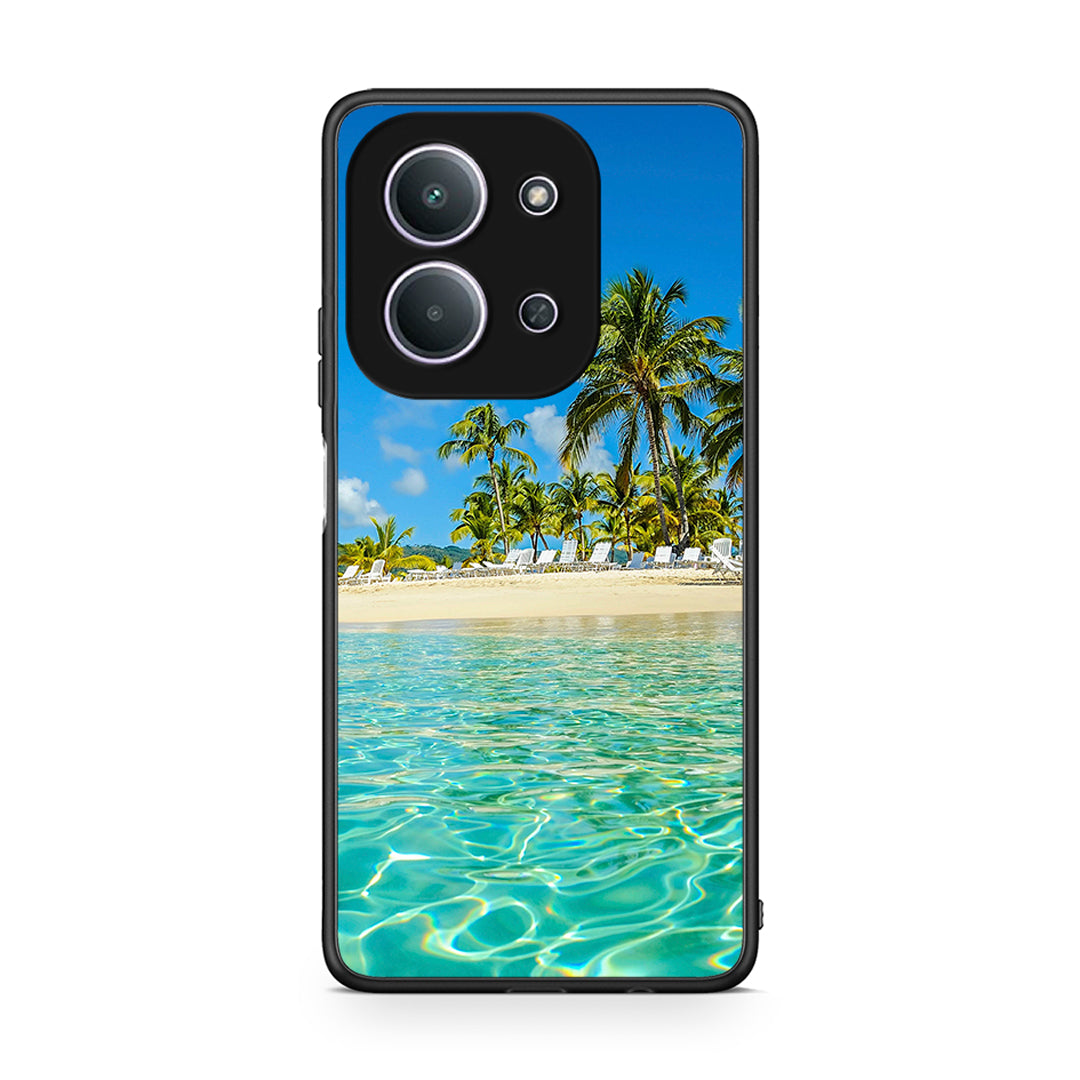 Xiaomi Redmi 15C Tropical Vibes Θήκη από τη Smartfits με σχέδιο στο πίσω μέρος και μαύρο περίβλημα | Smartphone case with colorful back and black bezels by Smartfits