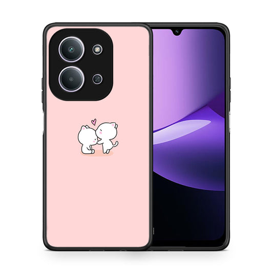 Θήκη Xiaomi Redmi 15C Love Valentine από τη Smartfits με σχέδιο στο πίσω μέρος και μαύρο περίβλημα | Xiaomi Redmi 15C Love Valentine case with colorful back and black bezels