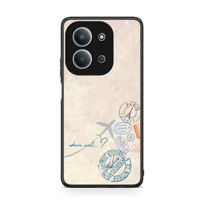 Xiaomi Redmi 15C Where Next Θήκη από τη Smartfits με σχέδιο στο πίσω μέρος και μαύρο περίβλημα | Smartphone case with colorful back and black bezels by Smartfits
