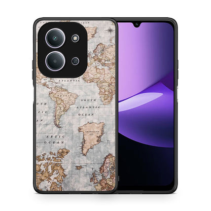 World Map - Xiaomi Redmi 15C θήκη