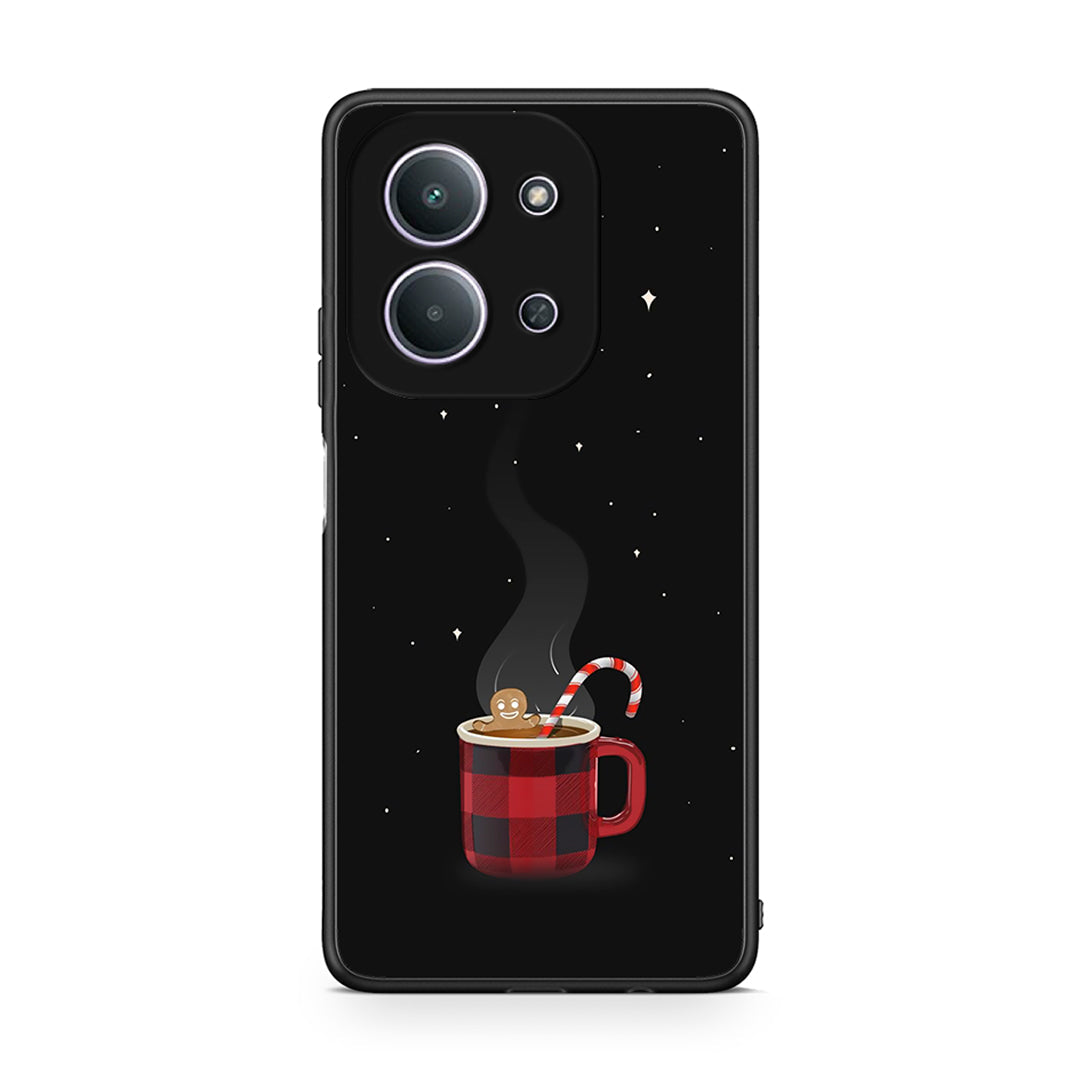 Xiaomi Redmi 15C Xmas Bathing θήκη από τη Smartfits με σχέδιο στο πίσω μέρος και μαύρο περίβλημα | Smartphone case with colorful back and black bezels by Smartfits
