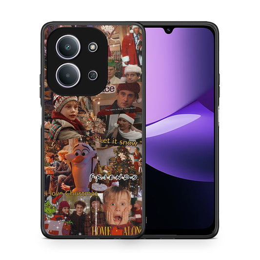 Θήκη Xiaomi Redmi 15C Xmas Wishes από τη Smartfits με σχέδιο στο πίσω μέρος και μαύρο περίβλημα | Xiaomi Redmi 15C Xmas Wishes case with colorful back and black bezels