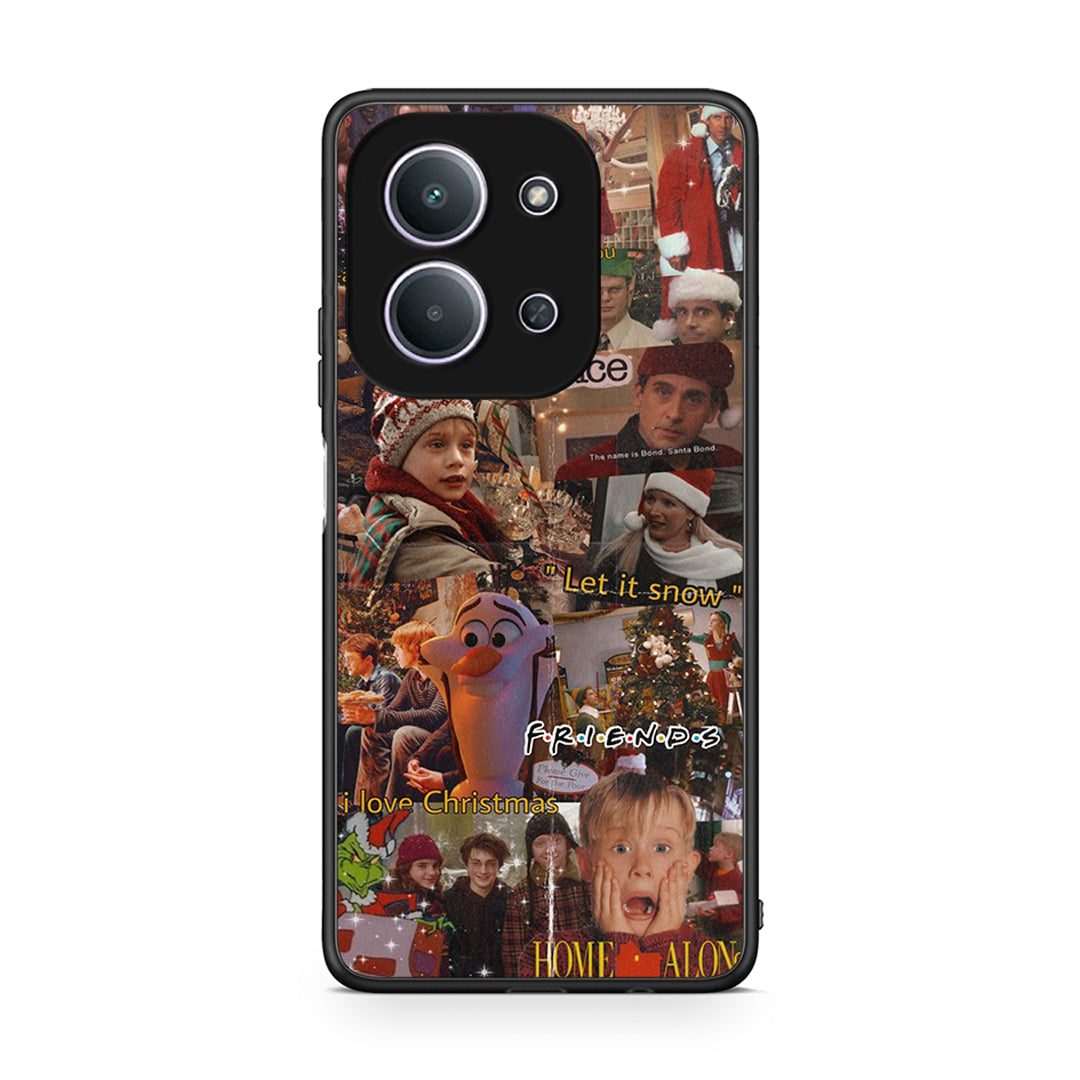 Xiaomi Redmi 15C Xmas Wishes θήκη από τη Smartfits με σχέδιο στο πίσω μέρος και μαύρο περίβλημα | Smartphone case with colorful back and black bezels by Smartfits