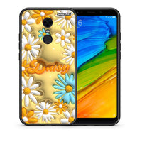 Thumbnail for Θήκη Xiaomi Redmi 5 Plus Bubble Daisies από τη Smartfits με σχέδιο στο πίσω μέρος και μαύρο περίβλημα | Xiaomi Redmi 5 Plus Bubble Daisies case with colorful back and black bezels