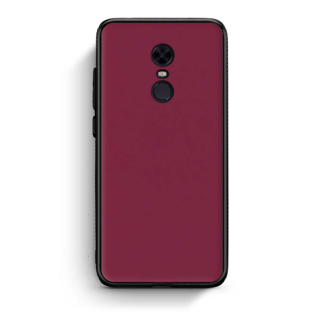 Θήκη Xiaomi Redmi 5 Plus Burgundy από τη Smartfits με σχέδιο στο πίσω μέρος και μαύρο περίβλημα | Xiaomi Redmi 5 Plus Burgundy case with colorful back and black bezels