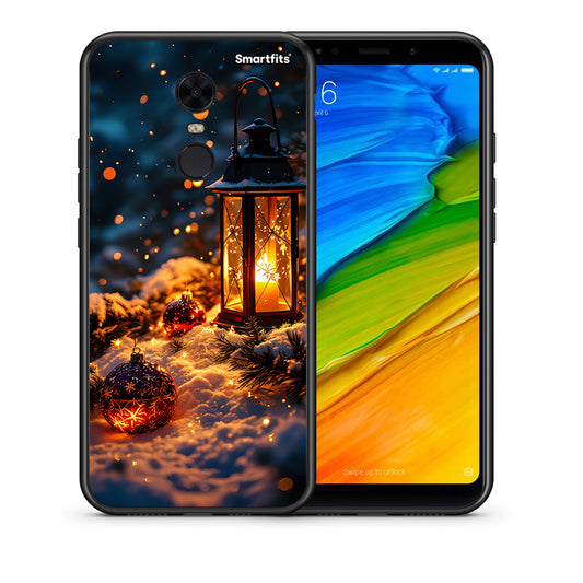 Θήκη Xiaomi Redmi 5 Plus Christmas Ornaments από τη Smartfits με σχέδιο στο πίσω μέρος και μαύρο περίβλημα | Xiaomi Redmi 5 Plus Christmas Ornaments case with colorful back and black bezels