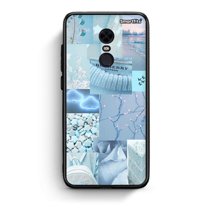 Xiaomi Redmi 5 Plus Ciel Aesthetic Collage θήκη από τη Smartfits με σχέδιο στο πίσω μέρος και μαύρο περίβλημα | Smartphone case with colorful back and black bezels by Smartfits