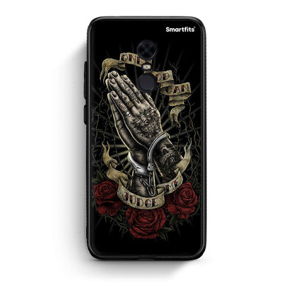 Xiaomi Redmi 5 Plus Judge By God θήκη από τη Smartfits με σχέδιο στο πίσω μέρος και μαύρο περίβλημα | Smartphone case with colorful back and black bezels by Smartfits