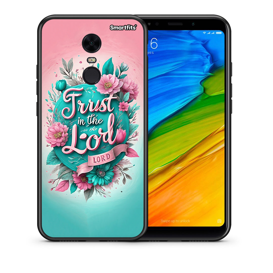 Θήκη Xiaomi Redmi 5 Plus Lord Trust από τη Smartfits με σχέδιο στο πίσω μέρος και μαύρο περίβλημα | Xiaomi Redmi 5 Plus Lord Trust case with colorful back and black bezels