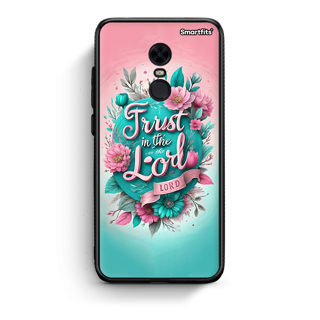 Xiaomi Redmi 5 Plus Lord Trust θήκη από τη Smartfits με σχέδιο στο πίσω μέρος και μαύρο περίβλημα | Smartphone case with colorful back and black bezels by Smartfits