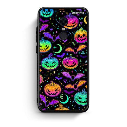 Xiaomi Redmi 5 Plus Neon Halloween θήκη από τη Smartfits με σχέδιο στο πίσω μέρος και μαύρο περίβλημα | Smartphone case with colorful back and black bezels by Smartfits