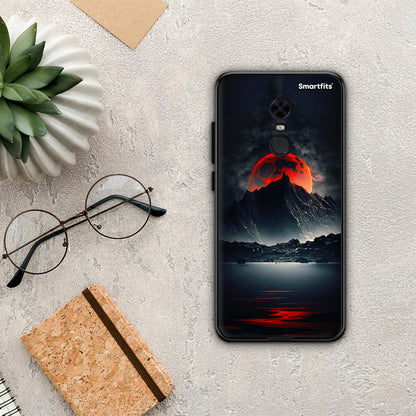 Red Full Moon - Xiaomi Redmi 5 Plus θήκη