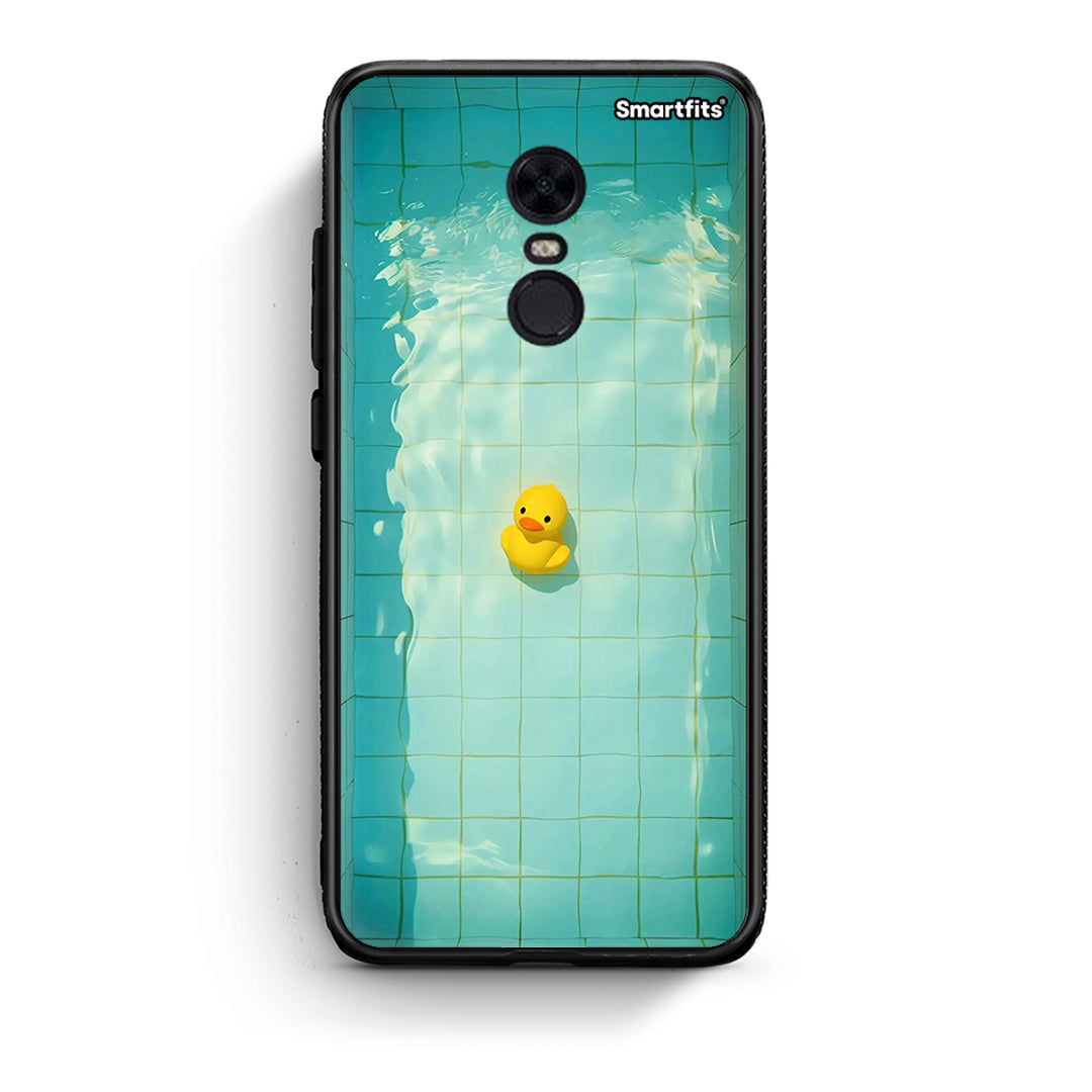 Xiaomi Redmi 5 Plus Yellow Duck θήκη από τη Smartfits με σχέδιο στο πίσω μέρος και μαύρο περίβλημα | Smartphone case with colorful back and black bezels by Smartfits