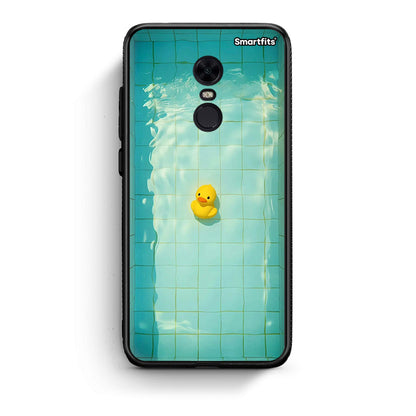Xiaomi Redmi 5 Plus Yellow Duck θήκη από τη Smartfits με σχέδιο στο πίσω μέρος και μαύρο περίβλημα | Smartphone case with colorful back and black bezels by Smartfits