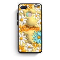 Thumbnail for Xiaomi Redmi 6 Bubble Daisies θήκη από τη Smartfits με σχέδιο στο πίσω μέρος και μαύρο περίβλημα | Smartphone case with colorful back and black bezels by Smartfits