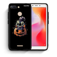 Thumbnail for Θήκη Xiaomi Redmi 6 Halloween Stitch από τη Smartfits με σχέδιο στο πίσω μέρος και μαύρο περίβλημα | Xiaomi Redmi 6 Halloween Stitch case with colorful back and black bezels