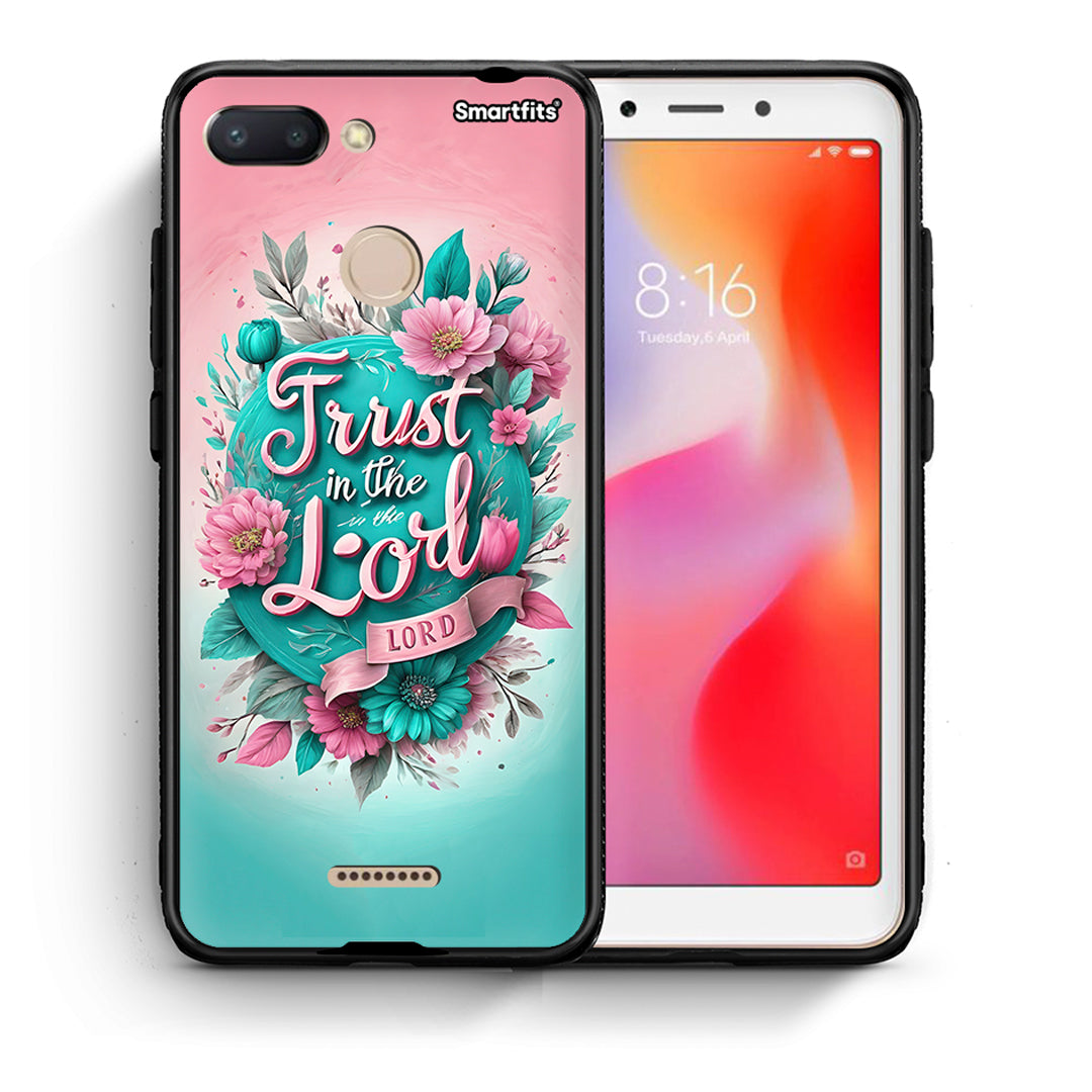 Θήκη Xiaomi Redmi 6 Lord Trust από τη Smartfits με σχέδιο στο πίσω μέρος και μαύρο περίβλημα | Xiaomi Redmi 6 Lord Trust case with colorful back and black bezels