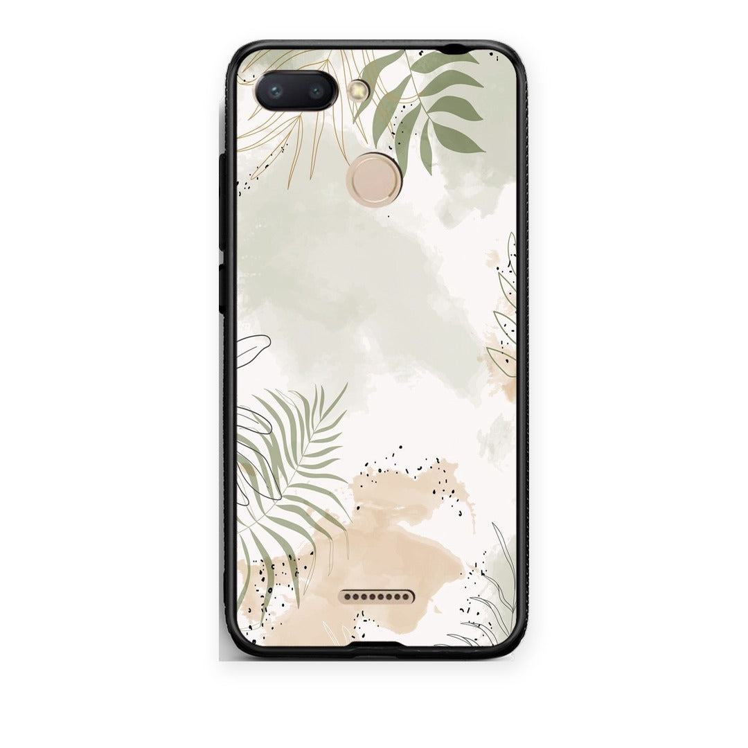 Θήκη Xiaomi Redmi 6 Nude Plants από τη Smartfits με σχέδιο στο πίσω μέρος και μαύρο περίβλημα | Xiaomi Redmi 6 Nude Plants case with colorful back and black bezels