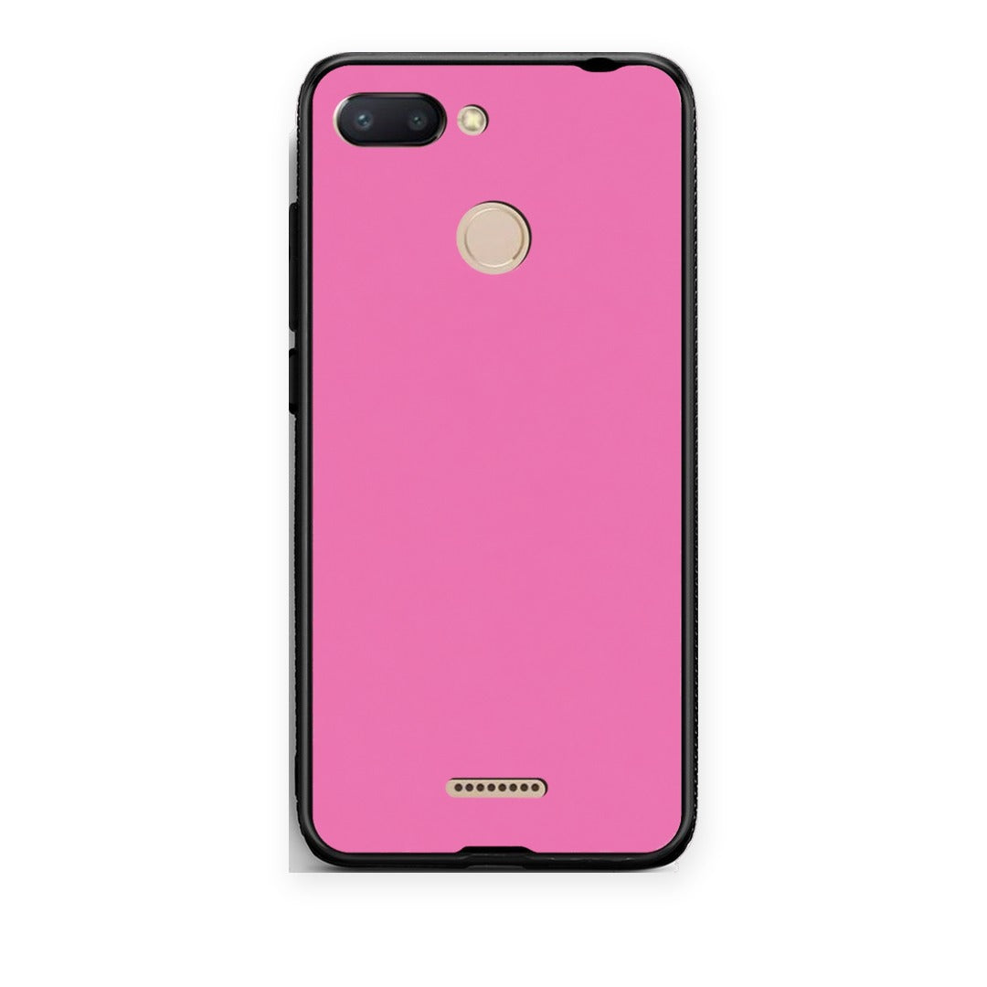 Θήκη Xiaomi Redmi 6 Rose Pink από τη Smartfits με σχέδιο στο πίσω μέρος και μαύρο περίβλημα | Xiaomi Redmi 6 Rose Pink case with colorful back and black bezels