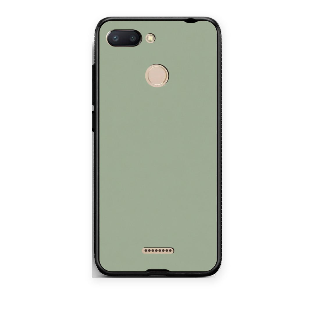 Θήκη Xiaomi Redmi 6 Sage Green από τη Smartfits με σχέδιο στο πίσω μέρος και μαύρο περίβλημα | Xiaomi Redmi 6 Sage Green case with colorful back and black bezels