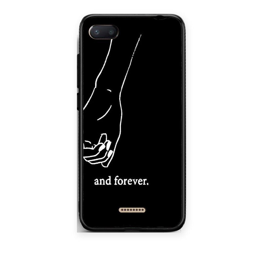 Θήκη Xiaomi Redmi 6A Always & Forever 2 από τη Smartfits με σχέδιο στο πίσω μέρος και μαύρο περίβλημα | Xiaomi Redmi 6A Always & Forever 2 case with colorful back and black bezels