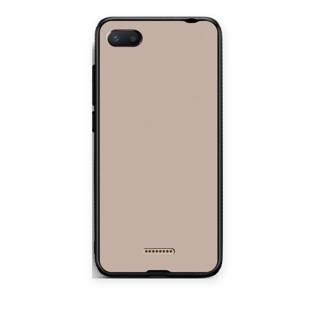 Θήκη Xiaomi Redmi 6A Blush Beige από τη Smartfits με σχέδιο στο πίσω μέρος και μαύρο περίβλημα | Xiaomi Redmi 6A Blush Beige case with colorful back and black bezels