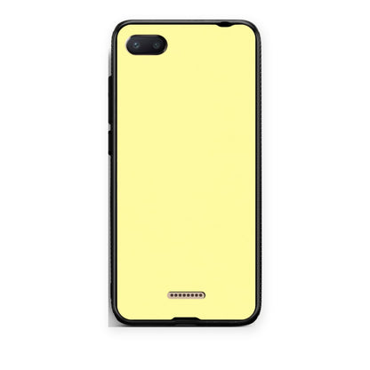 Θήκη Xiaomi Redmi 6A Butter Yellow από τη Smartfits με σχέδιο στο πίσω μέρος και μαύρο περίβλημα | Xiaomi Redmi 6A Butter Yellow case with colorful back and black bezels