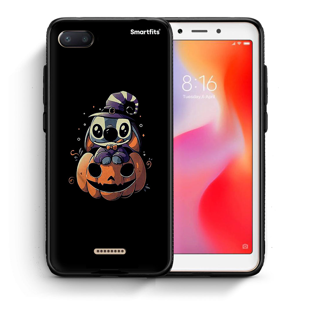 Θήκη Xiaomi Redmi 6A Halloween Stitch από τη Smartfits με σχέδιο στο πίσω μέρος και μαύρο περίβλημα | Xiaomi Redmi 6A Halloween Stitch case with colorful back and black bezels