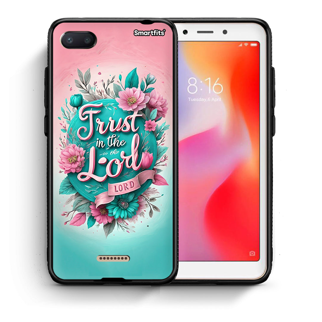 Θήκη Xiaomi Redmi 6A Lord Trust από τη Smartfits με σχέδιο στο πίσω μέρος και μαύρο περίβλημα | Xiaomi Redmi 6A Lord Trust case with colorful back and black bezels