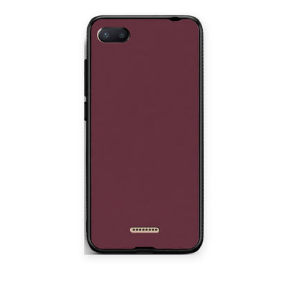 Θήκη Xiaomi Redmi 6A Muted Burgundy από τη Smartfits με σχέδιο στο πίσω μέρος και μαύρο περίβλημα | Xiaomi Redmi 6A Muted Burgundy case with colorful back and black bezels
