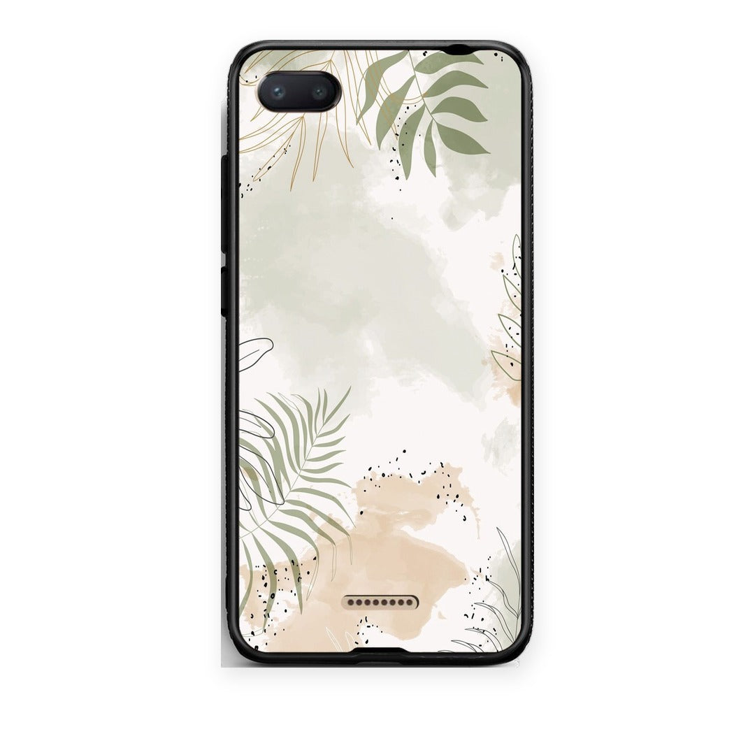 Θήκη Xiaomi Redmi 6A Nude Plants από τη Smartfits με σχέδιο στο πίσω μέρος και μαύρο περίβλημα | Xiaomi Redmi 6A Nude Plants case with colorful back and black bezels