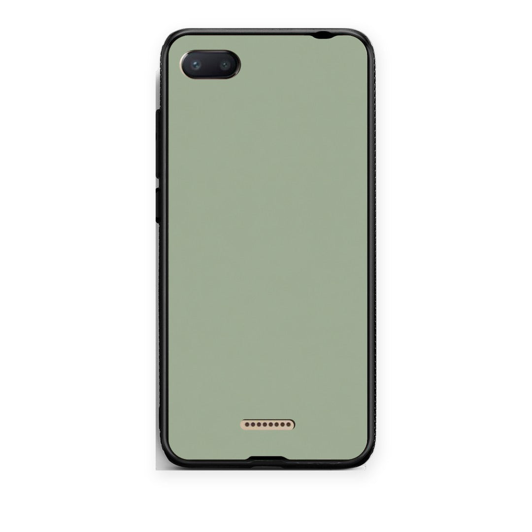 Θήκη Xiaomi Redmi 6A Sage Green από τη Smartfits με σχέδιο στο πίσω μέρος και μαύρο περίβλημα | Xiaomi Redmi 6A Sage Green case with colorful back and black bezels
