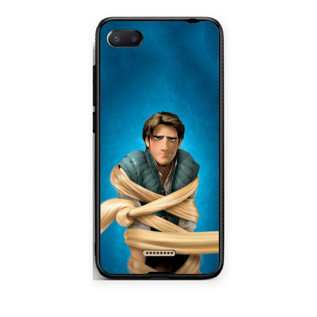 Θήκη Xiaomi Redmi 6A Tangled 1 από τη Smartfits με σχέδιο στο πίσω μέρος και μαύρο περίβλημα | Xiaomi Redmi 6A Tangled 1 case with colorful back and black bezels