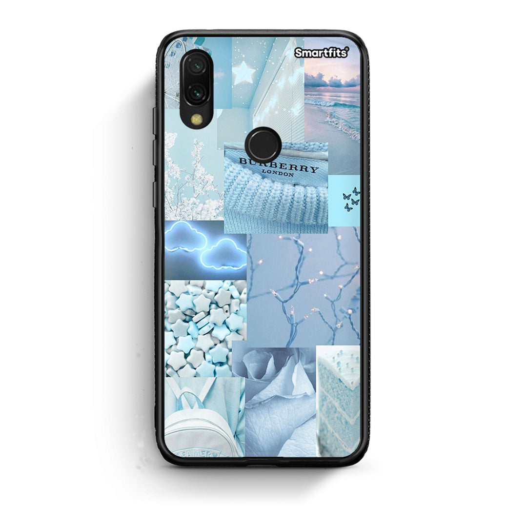 Xiaomi Redmi 7 Ciel Aesthetic Collage θήκη από τη Smartfits με σχέδιο στο πίσω μέρος και μαύρο περίβλημα | Smartphone case with colorful back and black bezels by Smartfits