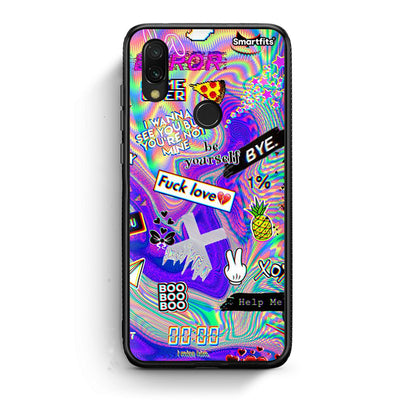 Xiaomi Redmi 7 Game Over θήκη από τη Smartfits με σχέδιο στο πίσω μέρος και μαύρο περίβλημα | Smartphone case with colorful back and black bezels by Smartfits