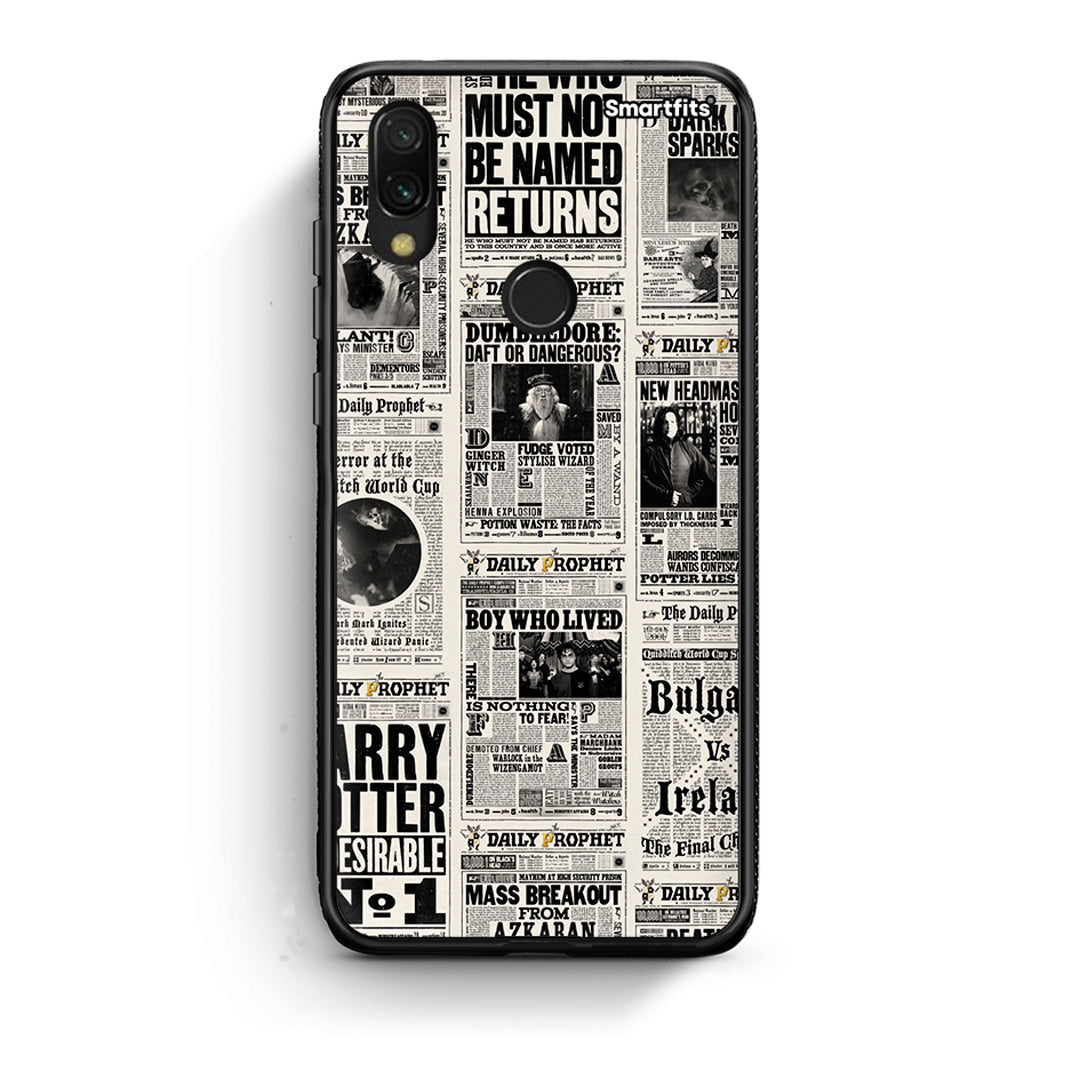 Xiaomi Redmi 7 Harry Paper θήκη από τη Smartfits με σχέδιο στο πίσω μέρος και μαύρο περίβλημα | Smartphone case with colorful back and black bezels by Smartfits