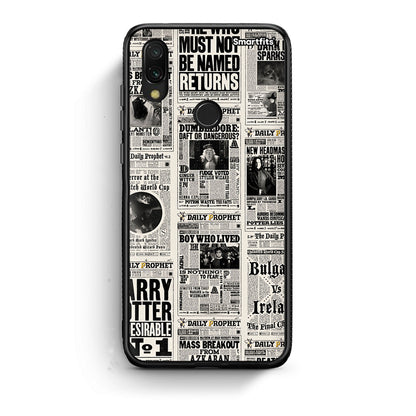 Xiaomi Redmi 7 Harry Paper θήκη από τη Smartfits με σχέδιο στο πίσω μέρος και μαύρο περίβλημα | Smartphone case with colorful back and black bezels by Smartfits