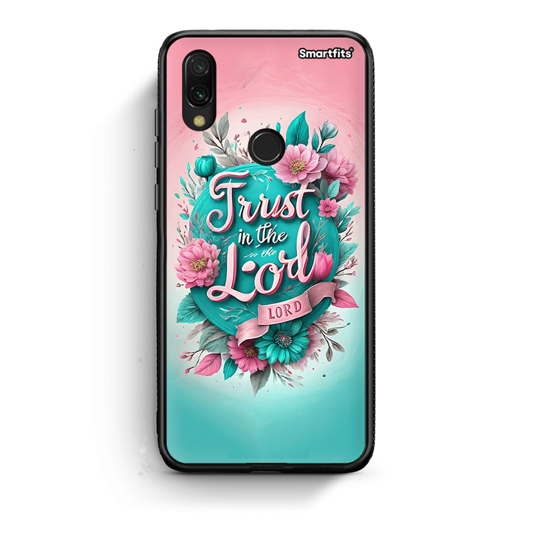 Xiaomi Redmi 7 Lord Trust θήκη από τη Smartfits με σχέδιο στο πίσω μέρος και μαύρο περίβλημα | Smartphone case with colorful back and black bezels by Smartfits