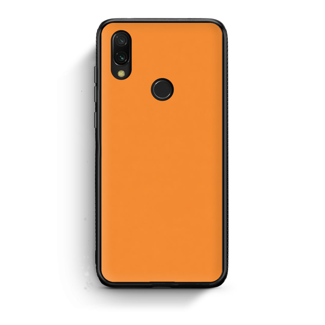 Θήκη Xiaomi Redmi 7 Tangerine Orange από τη Smartfits με σχέδιο στο πίσω μέρος και μαύρο περίβλημα | Xiaomi Redmi 7 Tangerine Orange case with colorful back and black bezels